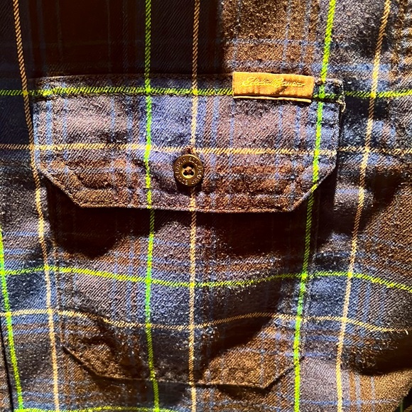 Eddie Bauer Mens Flannel - Picture 2 of 3